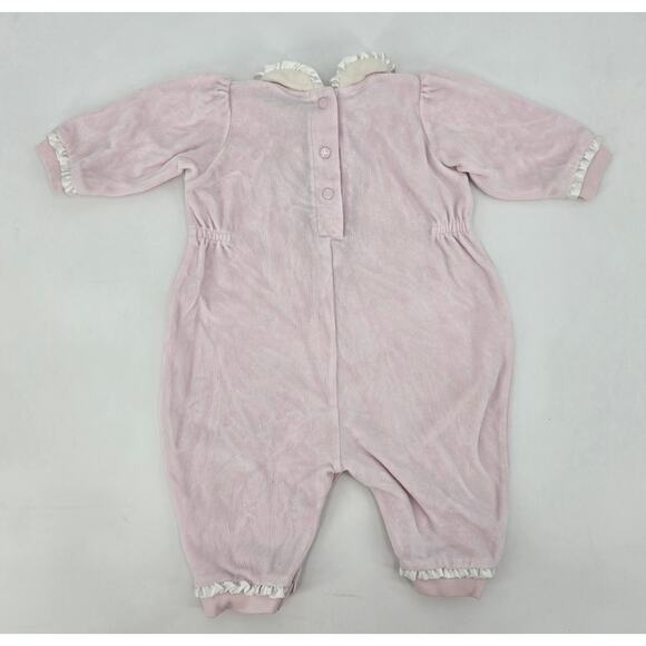 Vintage McDonald’s McBaby Pink Velour Romper – 3/6 Months - Picture 7 of 7